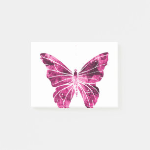 Bloco De Notas Manteiga-rosa-Clippart Cute-Asas-Voadoras Natureza