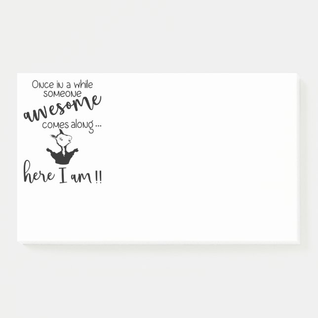 Bloco De Notas Mantenha ou Design seu próprio:-) Notas de Posto (Frente)