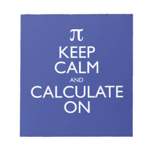 Bloco De Notas Manter Calmo e Calcular Ativado