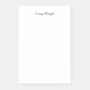 Bloco De Notas Manuscrito Clássico Simples Profissional