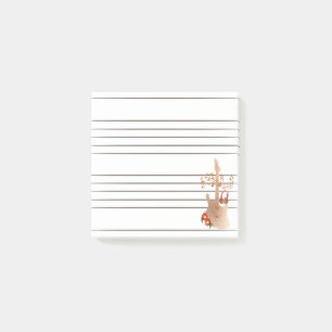 Bloco De Notas Manuscrito de Música 
