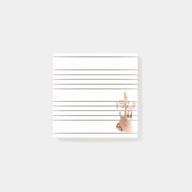 Bloco De Notas Manuscrito de Música  (Frente)