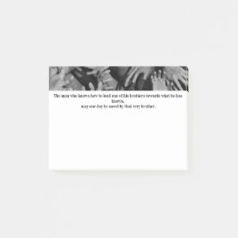 Bloco De Notas Mãos de Alcance Simbólico em Monocromo