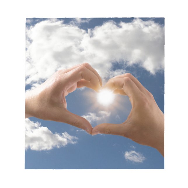 Bloco De Notas Mãos de amor (Frente)