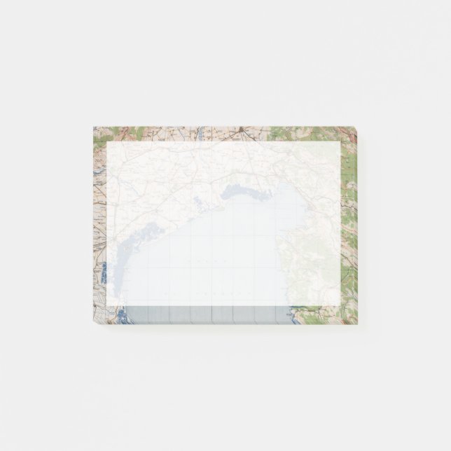 Bloco De Notas Mapa de Veneza, Italia (Frente)