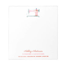 Máquinas De Costurar Notas De Aquarela De Seamstre