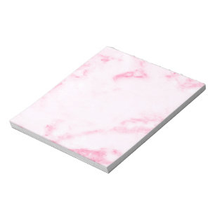 Bloco De Notas Marble Rosa