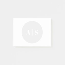 Bloco De Notas Marca d'água monográfica simples