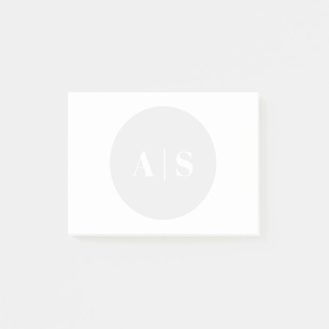 Bloco De Notas Marca d'água monográfica simples (Frente)