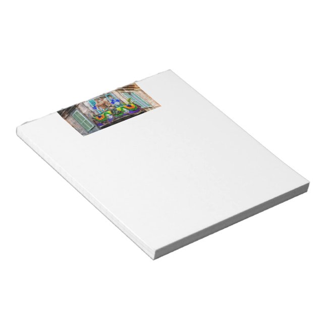 Bloco De Notas Mardi Gras de SlipperyJoe mascara decorações de mi (Inclinado)