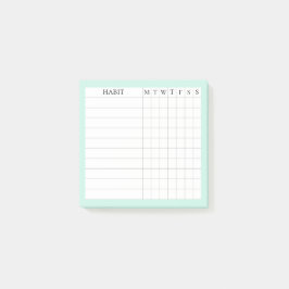 Bloco De Notas Margaret Collection Habit Tracker em Casa