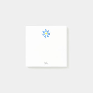 Bloco De Notas Margarida Azul