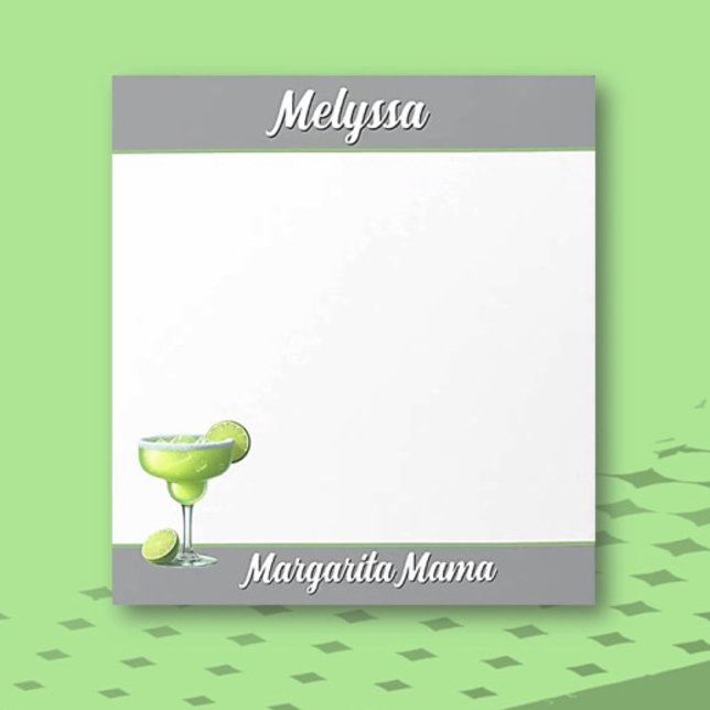 Bloco De Notas Margarita Mama! Personalização de presente diverti (Criador carregado)