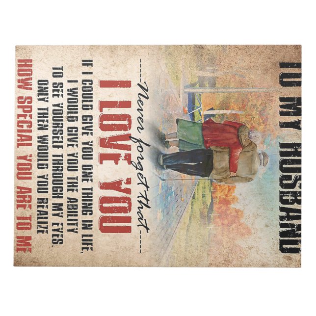 Bloco De Notas Marido Para Meu Marido Nunca Esquece (Frente)