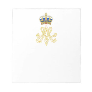 Bloco De Notas Marie Antoinette Monograma