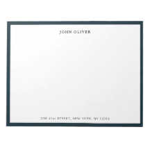 Marinho Blue Border Business Formal