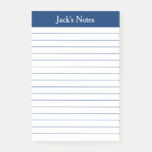 Marinho clássico personalizado