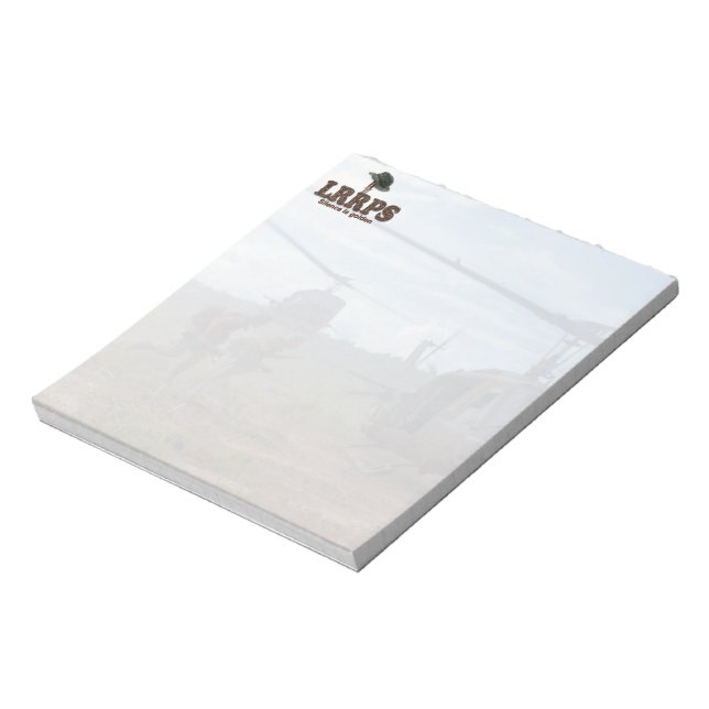 Bloco De Notas Marinho do exército marines lrrrp lrrrps reon lurs (Invertido)