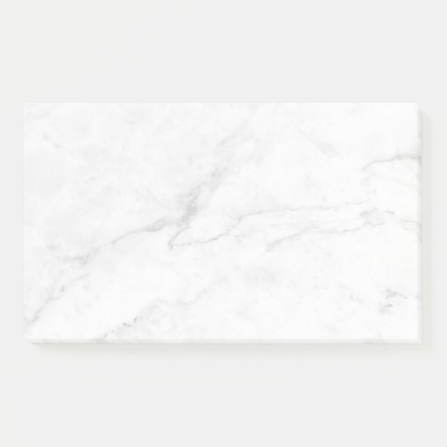 Bloco De Notas Mármore Branco (Frente)