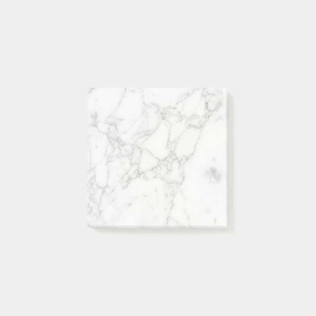 Bloco De Notas Mármore Branco (Frente)