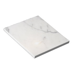 Bloco De Notas Mármore branco