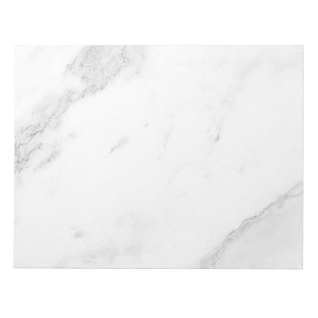 Bloco De Notas Mármore Branco (Frente)