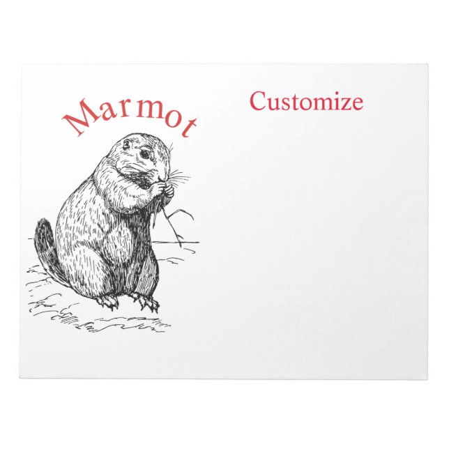 Bloco De Notas Marmot Marmot Thunder_Cove (Frente)
