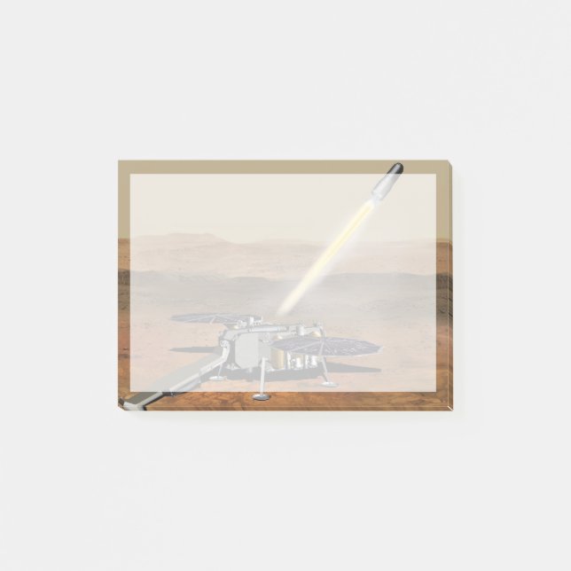 Bloco De Notas Mars Ascent Vehicle Lançado De Marte. (Frente)