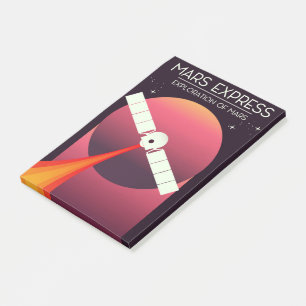 Bloco De Notas Mars Express - Exploração da Arte Espacial de Ma