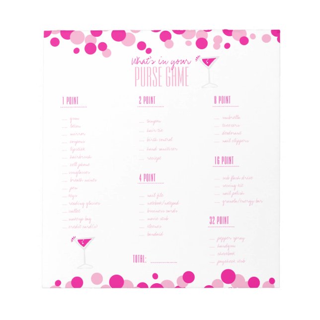 Bloco De Notas Martini O que há no seu notebook Jogo da Bolsa (Frente)