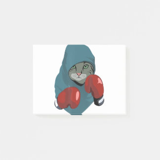 Bloco De Notas Mascar Gato de Boxing