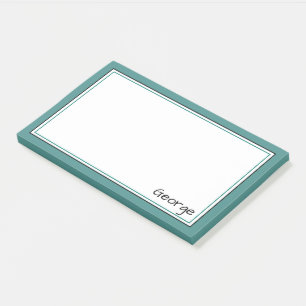 Bloco De Notas Masculina Poste Nota Para George ou Para Você