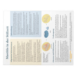 Bloco De Notas Mastite na Aleitamento Rasgos (Alemão)