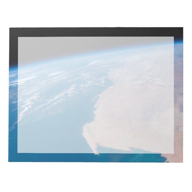 Bloco De Notas Mauritânia E Sara Ocidental Ao Largo Da Costa De Á (Frente)