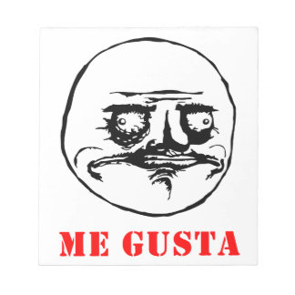 Bloco De Notas Me Gusta - meme