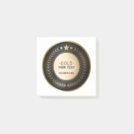 Bloco De Notas MEDALHA DIY IMPRESSÃO PERSONALIZADA Ouro #1 Campeã