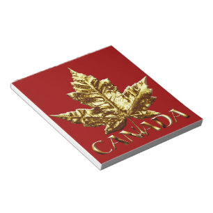 Bloco De Notas Medalha Dourada do Notepad Canadá Souvenir Notepad