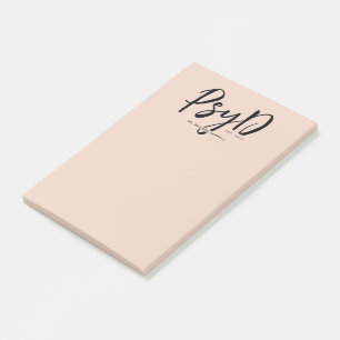 Bloco De Notas Médico de PsyD Personalizado