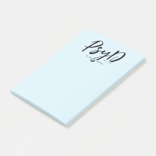 Bloco De Notas Médico de PsyD Personalizado