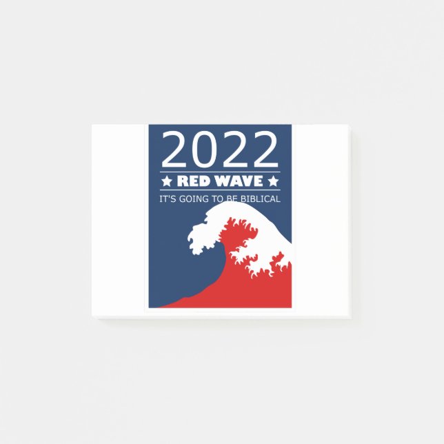Bloco De Notas Meio-Termos Bíblicos 2022 Onda Vermelha (Frente)