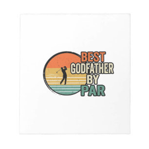 Bloco De Notas Melhor Padrasto por Par Vintage Golf Vector Design