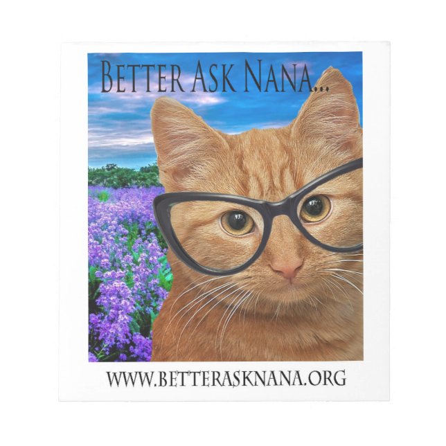 bloco de notas melhor perguntar à nana (Frente)