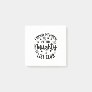 Bloco De Notas Membro Orgulhoso do Clube da Lista Travessa Natal