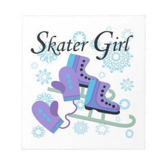 Bloco De Notas Menina do patinador