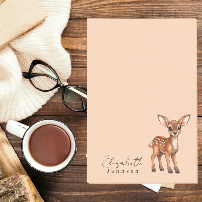 Bloco De Notas Menina Mínima Simples e Bonita (Criador carregado)