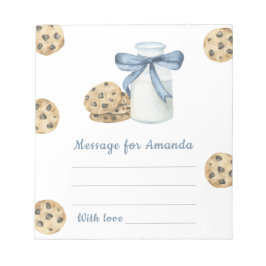 Bloco De Notas Mensagem da cápsula de aniversário do Cookie e do 