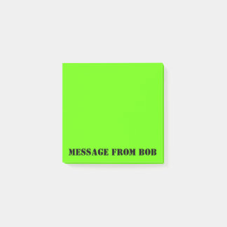 Bloco De Notas Mensagem verde 3 x 3 de Dayglow