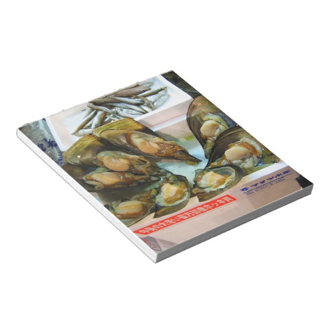 Bloco De Notas Mercado de Peixes de Tsukiji, Giant Muselles, Tóqu (Inclinado)