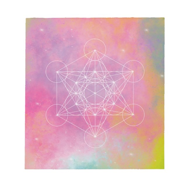 Bloco De Notas Metatron zen arcanjo (Frente)
