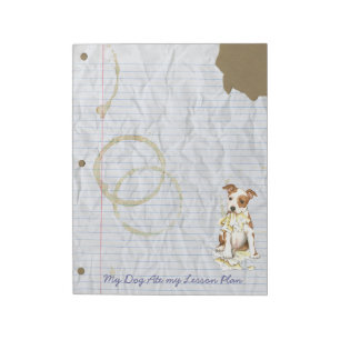 Bloco De Notas Meu Funcionarios Comeu Meu Plano De Lição